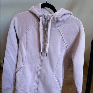 Lavender Zella Zip-Up Hoodie